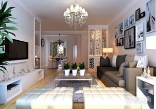 十堰装修公司案例 唐城中岳汇三室两厅简约风格装修案例赏析