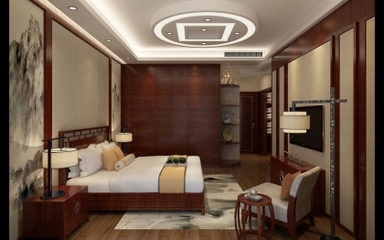 香山苑4居室212.00平米装修效果图_找案例_十堰装修-十堰房产在线