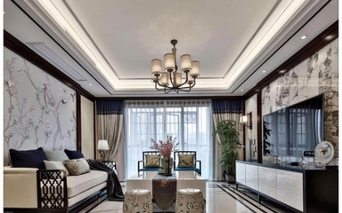 四方新城随园1居室126.00平米装修效果图_找案例_十堰装修-十堰房产在线