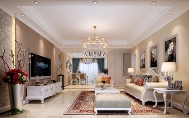 四方新城逸园3居室142.00平米装修效果图_找案例_十堰装修-十堰房产在线