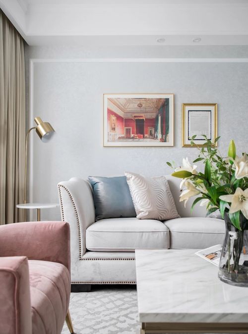 十堰吉诚装饰 98㎡轻奢美式3室2厅,轻盈灵动演绎优雅品位