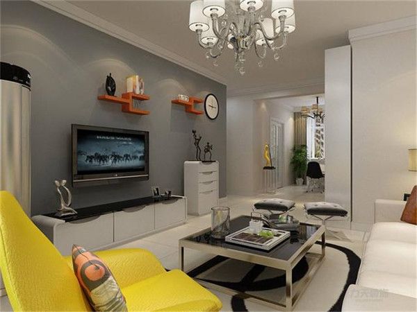 [十堰吉诚装饰]乳胶漆电视背景墙装修,好看又实惠!_公司动态__装信通